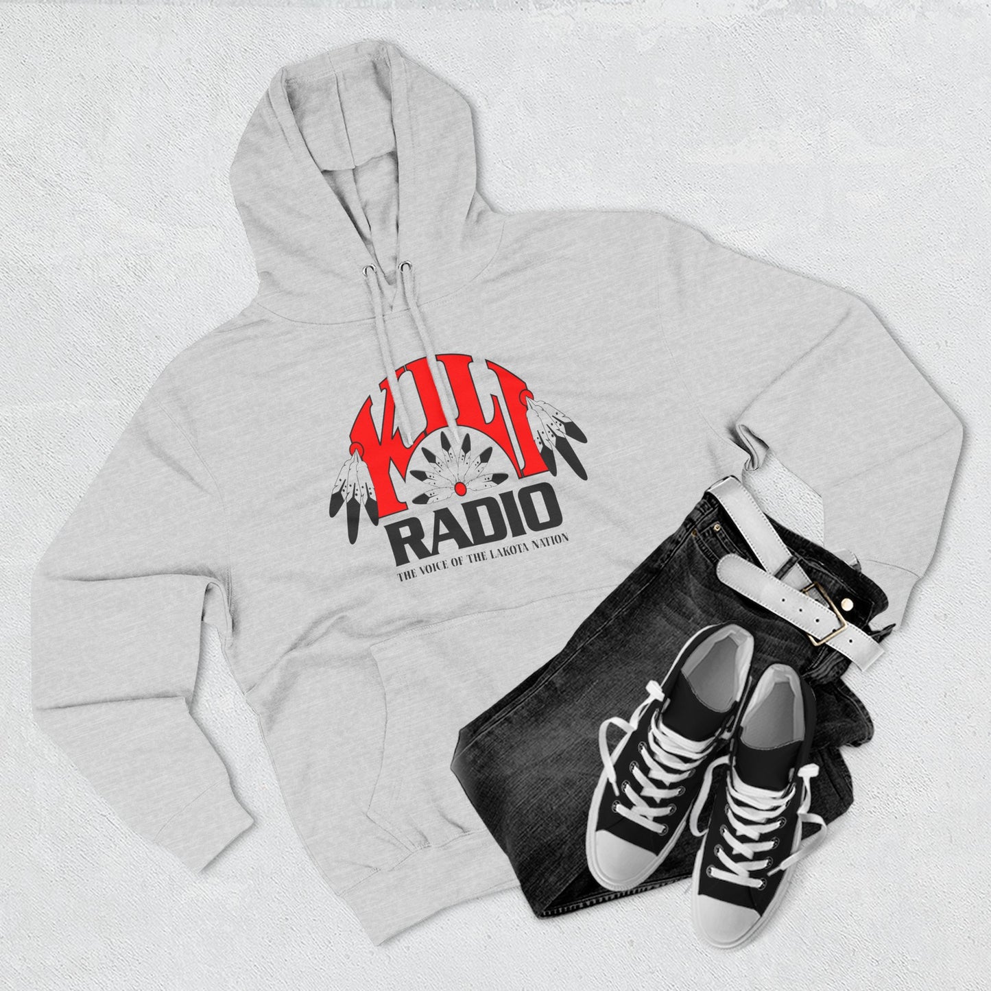 Retro Kill Radio Fleece Hoodie - Cozy Streetwear for Music Lovers, Gift for Him/Her, Unisex Casual Wear, Perfect for Concerts and Chill Days