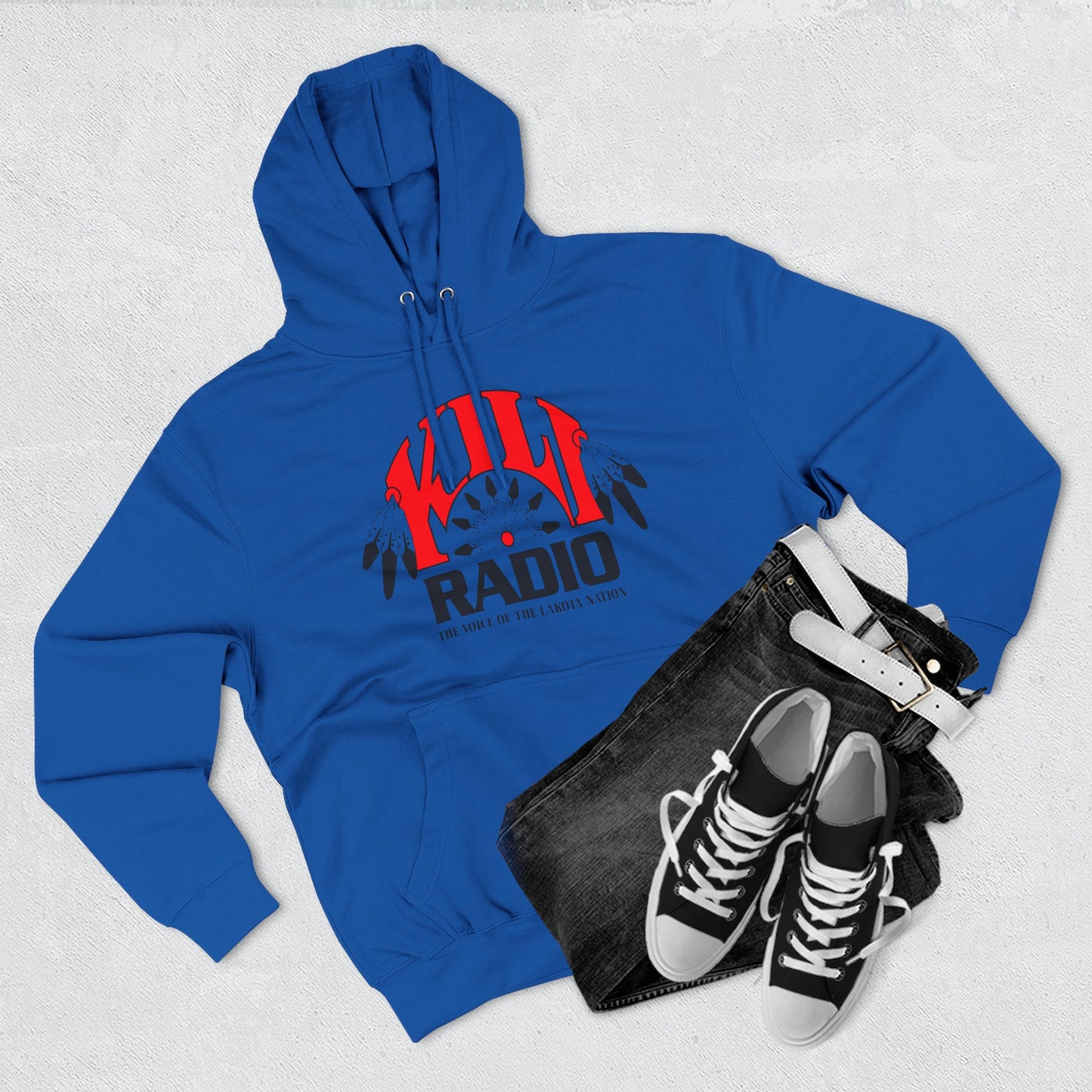 Retro Kill Radio Fleece Hoodie - Cozy Streetwear for Music Lovers, Gift for Him/Her, Unisex Casual Wear, Perfect for Concerts and Chill Days