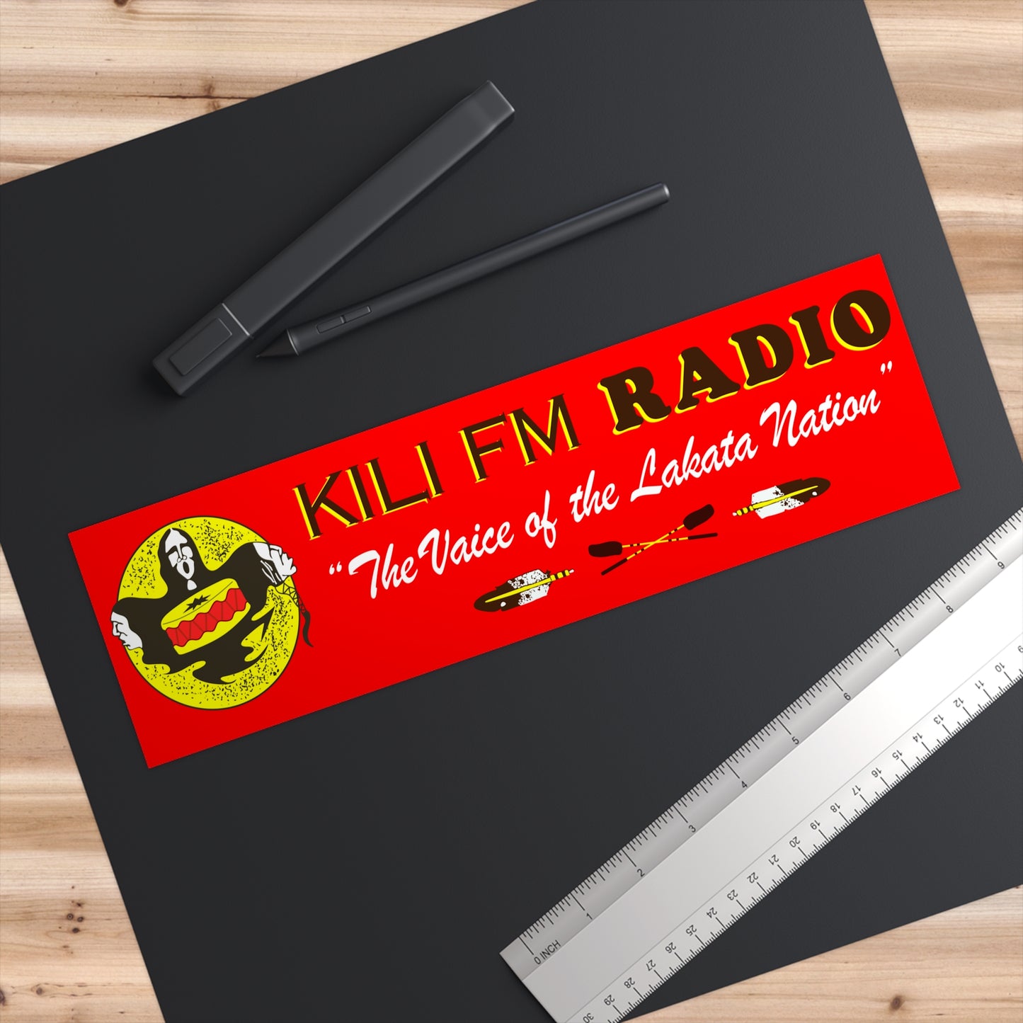 KILI FM Radio Bumper Sticker - Celebrate Lakota Culture | The Voice of the Lakota Nation