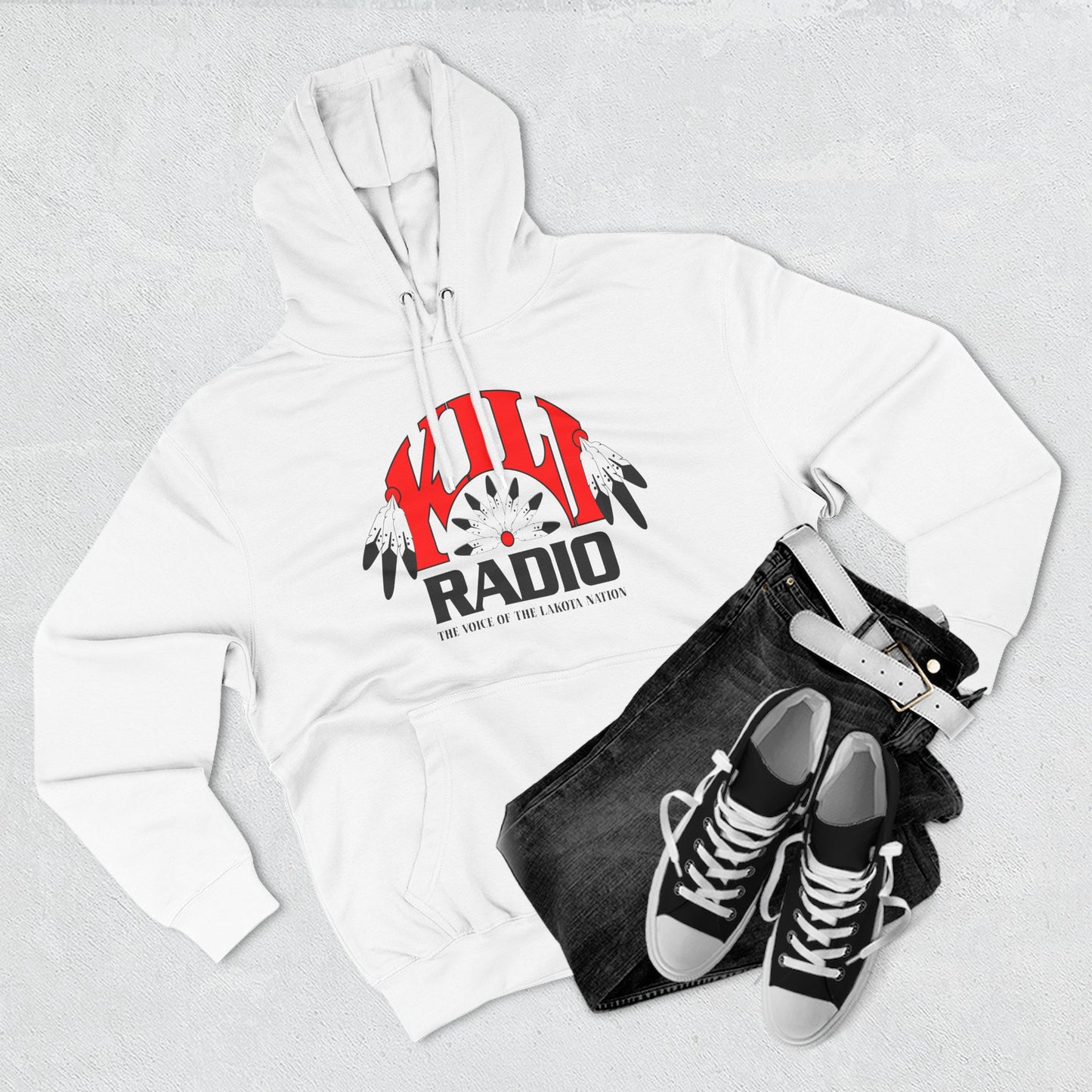 Retro Kill Radio Fleece Hoodie - Cozy Streetwear for Music Lovers, Gift for Him/Her, Unisex Casual Wear, Perfect for Concerts and Chill Days