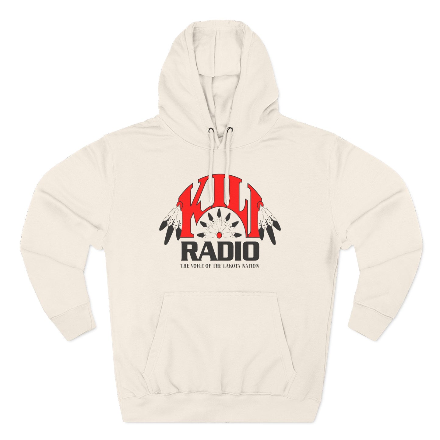 Retro Kill Radio Fleece Hoodie - Cozy Streetwear for Music Lovers, Gift for Him/Her, Unisex Casual Wear, Perfect for Concerts and Chill Days