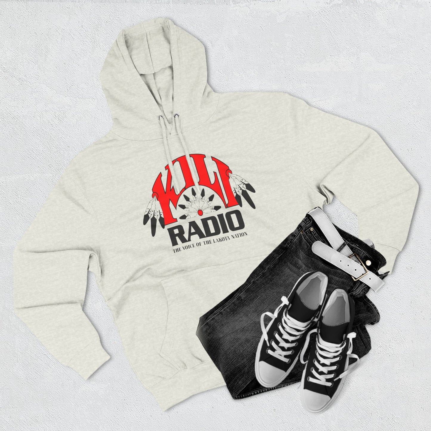 Retro Kill Radio Fleece Hoodie - Cozy Streetwear for Music Lovers, Gift for Him/Her, Unisex Casual Wear, Perfect for Concerts and Chill Days