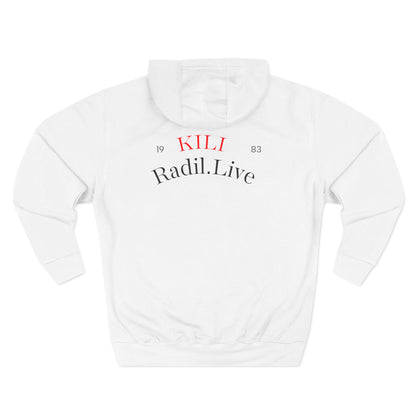 Retro Kill Radio Fleece Hoodie - Cozy Streetwear for Music Lovers, Gift for Him/Her, Unisex Casual Wear, Perfect for Concerts and Chill Days