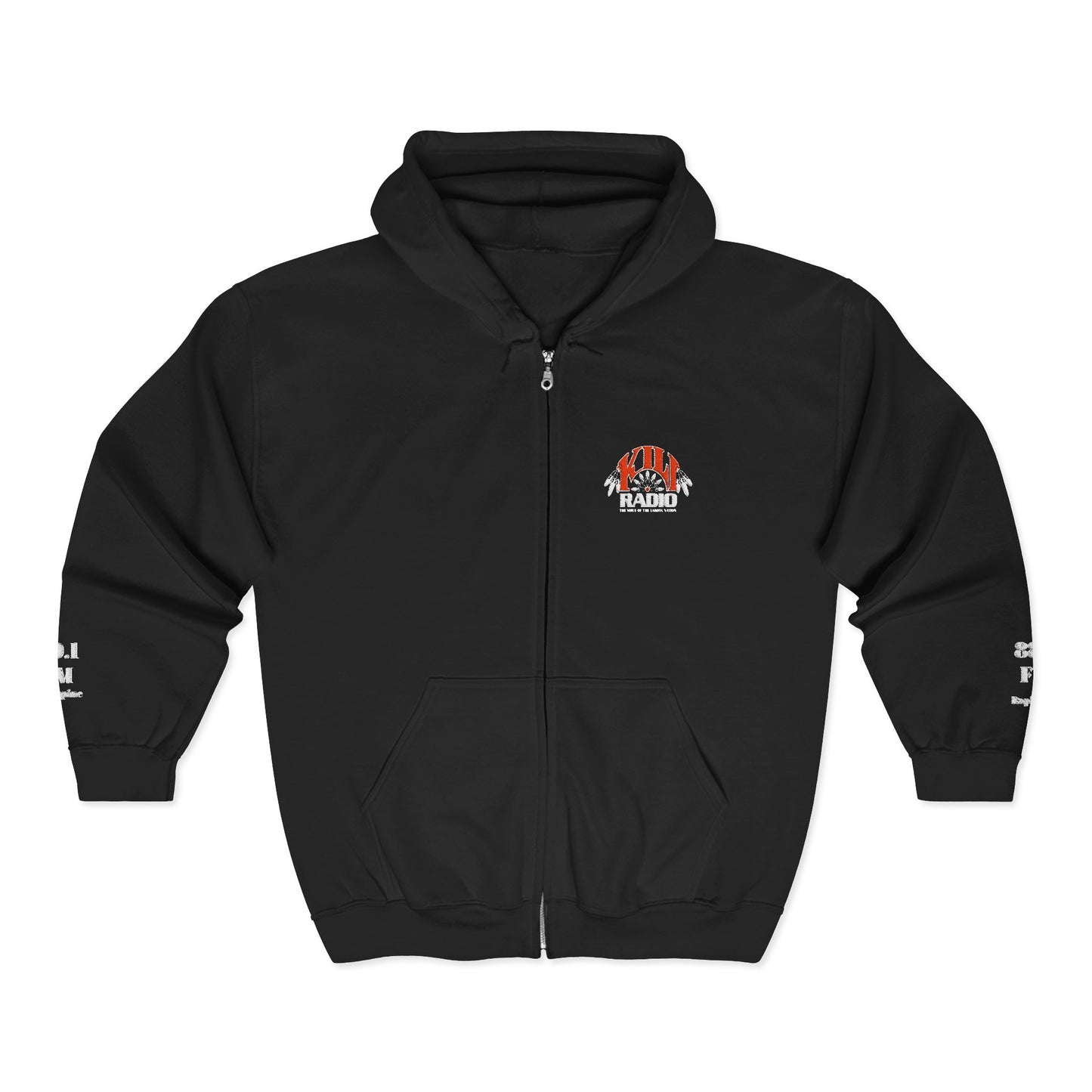 KILI Radio Live Full-Zip Hoodie – Logo Zip-Up Sweatshirt