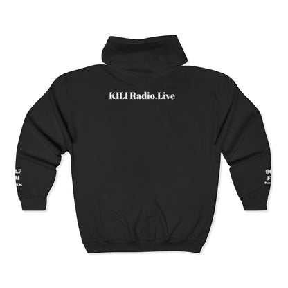 KILI Radio Live Full-Zip Hoodie – Logo Zip-Up Sweatshirt