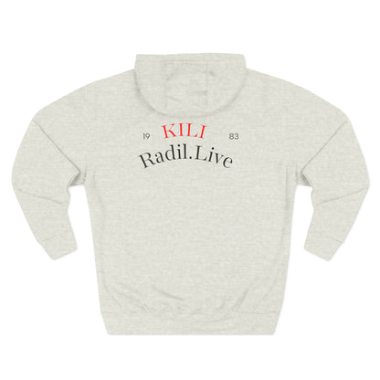 Retro Kill Radio Fleece Hoodie - Cozy Streetwear for Music Lovers, Gift for Him/Her, Unisex Casual Wear, Perfect for Concerts and Chill Days