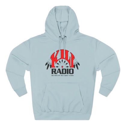 Retro Kill Radio Fleece Hoodie - Cozy Streetwear for Music Lovers, Gift for Him/Her, Unisex Casual Wear, Perfect for Concerts and Chill Days