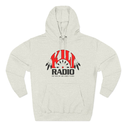 Retro Kill Radio Fleece Hoodie - Cozy Streetwear for Music Lovers, Gift for Him/Her, Unisex Casual Wear, Perfect for Concerts and Chill Days