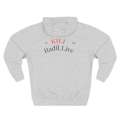 Retro Kill Radio Fleece Hoodie - Cozy Streetwear for Music Lovers, Gift for Him/Her, Unisex Casual Wear, Perfect for Concerts and Chill Days