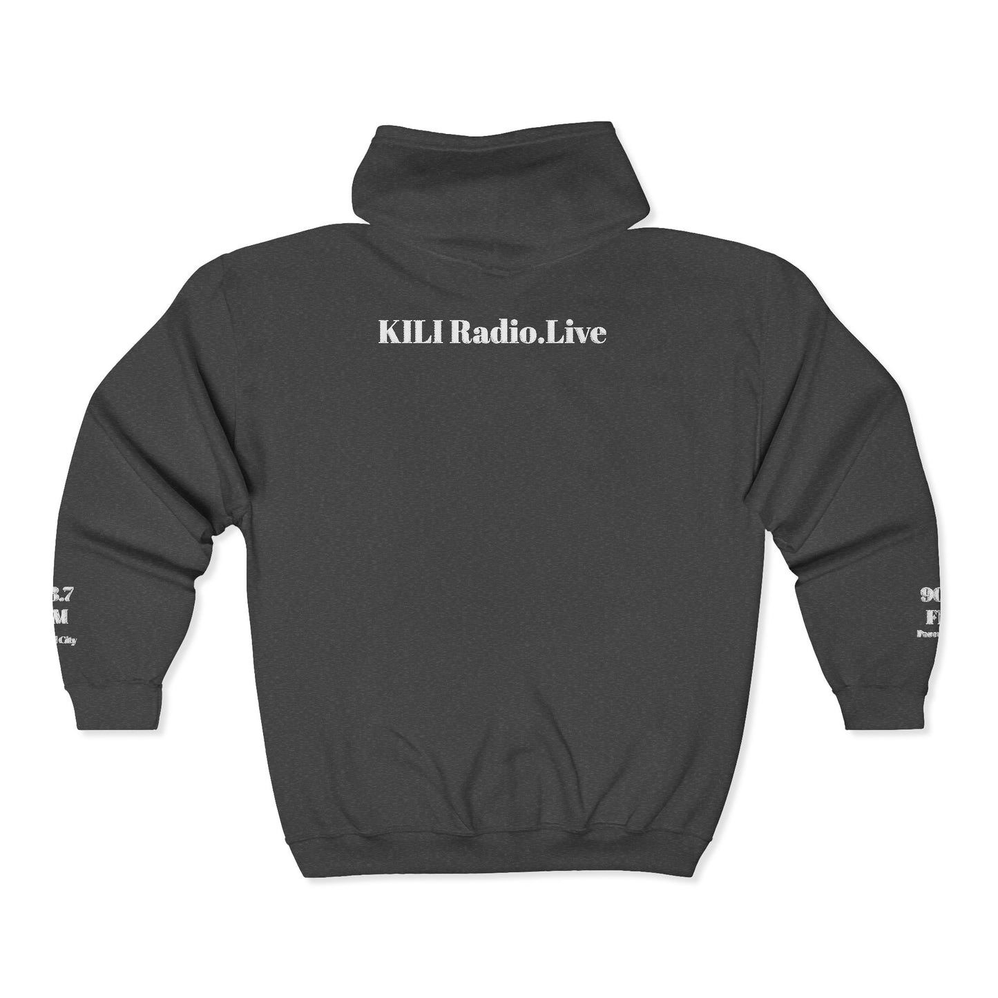 KILI Radio Live Full-Zip Hoodie – Logo Zip-Up Sweatshirt