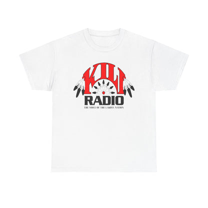 KILL Radio Unisex Heavy Cotton Tee - Stylish Music Apparel, Gift for Music Lovers, Casual Wear, Streetwear, Festival Outfit