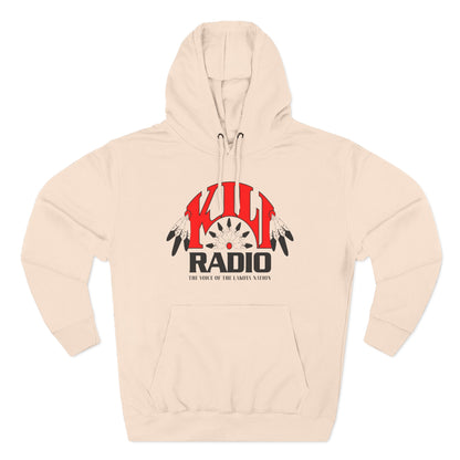 Retro Kill Radio Fleece Hoodie - Cozy Streetwear for Music Lovers, Gift for Him/Her, Unisex Casual Wear, Perfect for Concerts and Chill Days