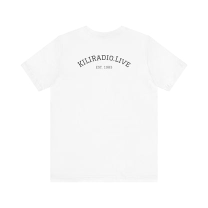 KILI RADIO Unisex Jersey Tee - Vintage Style Graphic T-Shirt, Music Lover Gift, Casual Wear, Festival Top, Unisex Fashion