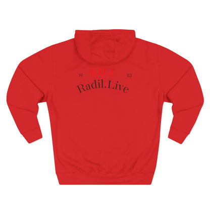 Retro Kill Radio Fleece Hoodie - Cozy Streetwear for Music Lovers, Gift for Him/Her, Unisex Casual Wear, Perfect for Concerts and Chill Days