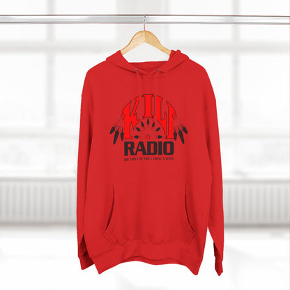 Retro Kill Radio Fleece Hoodie - Cozy Streetwear for Music Lovers, Gift for Him/Her, Unisex Casual Wear, Perfect for Concerts and Chill Days