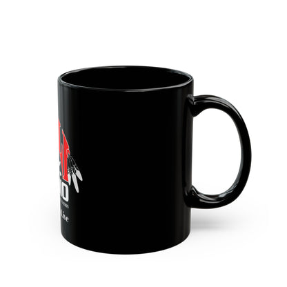 KILI Radio Black Mug - 11oz/15oz Ceramic Coffee Cup, Native American Tribe Gift, Morning Coffee, Radio Station Merchandise, Unique Gift Idea