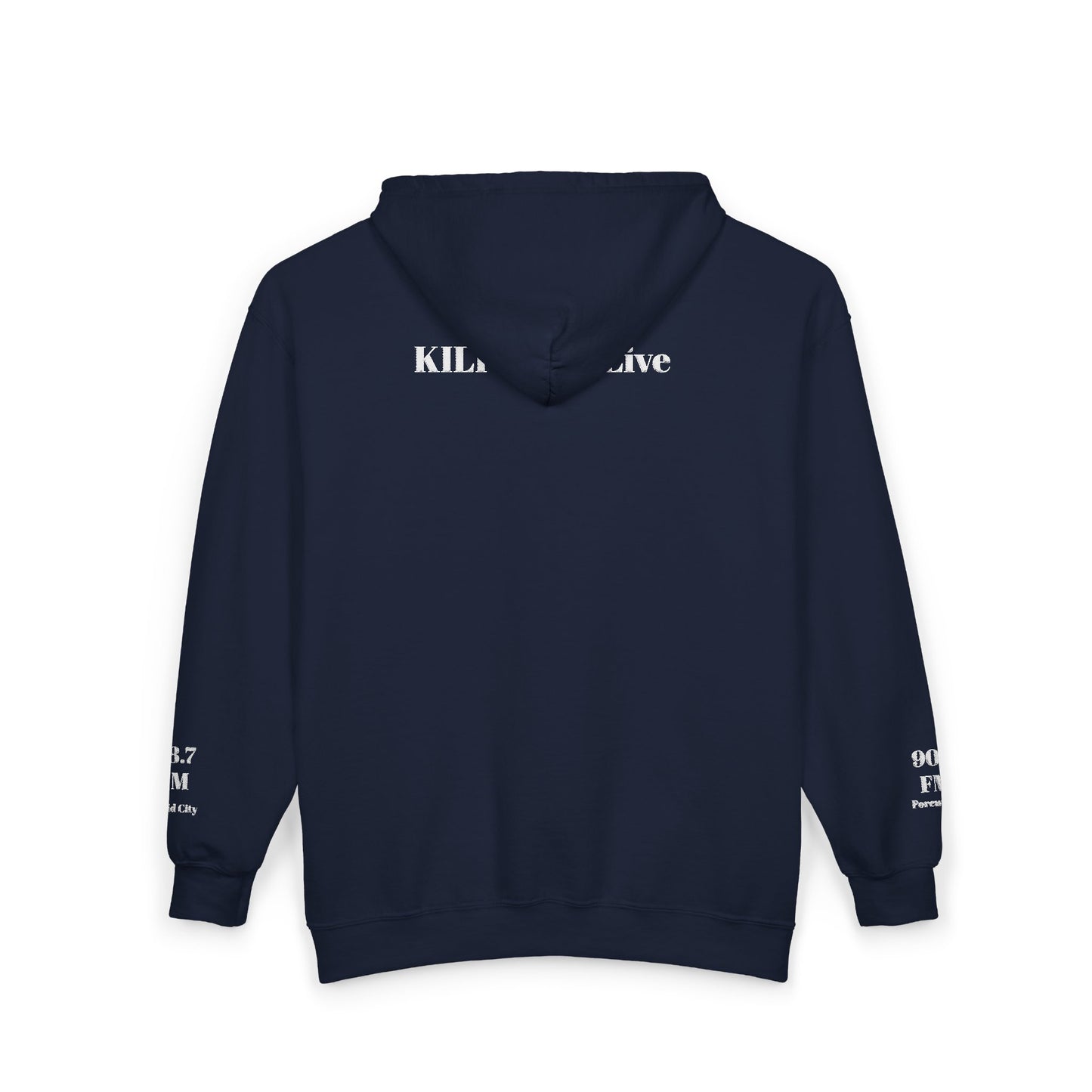 KILI Radio Live Full-Zip Hoodie – Logo Zip-Up Sweatshirt