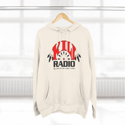 Retro Kill Radio Fleece Hoodie - Cozy Streetwear for Music Lovers, Gift for Him/Her, Unisex Casual Wear, Perfect for Concerts and Chill Days