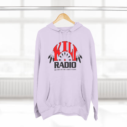 Retro Kill Radio Fleece Hoodie - Cozy Streetwear for Music Lovers, Gift for Him/Her, Unisex Casual Wear, Perfect for Concerts and Chill Days