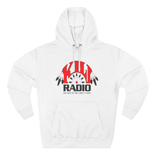 Retro KILI Radio Fleece Hoodie - Cozy Streetwear for Music Lovers, Gift for Him/Her, Unisex Casual Wear, Perfect for Concerts and Chill Days