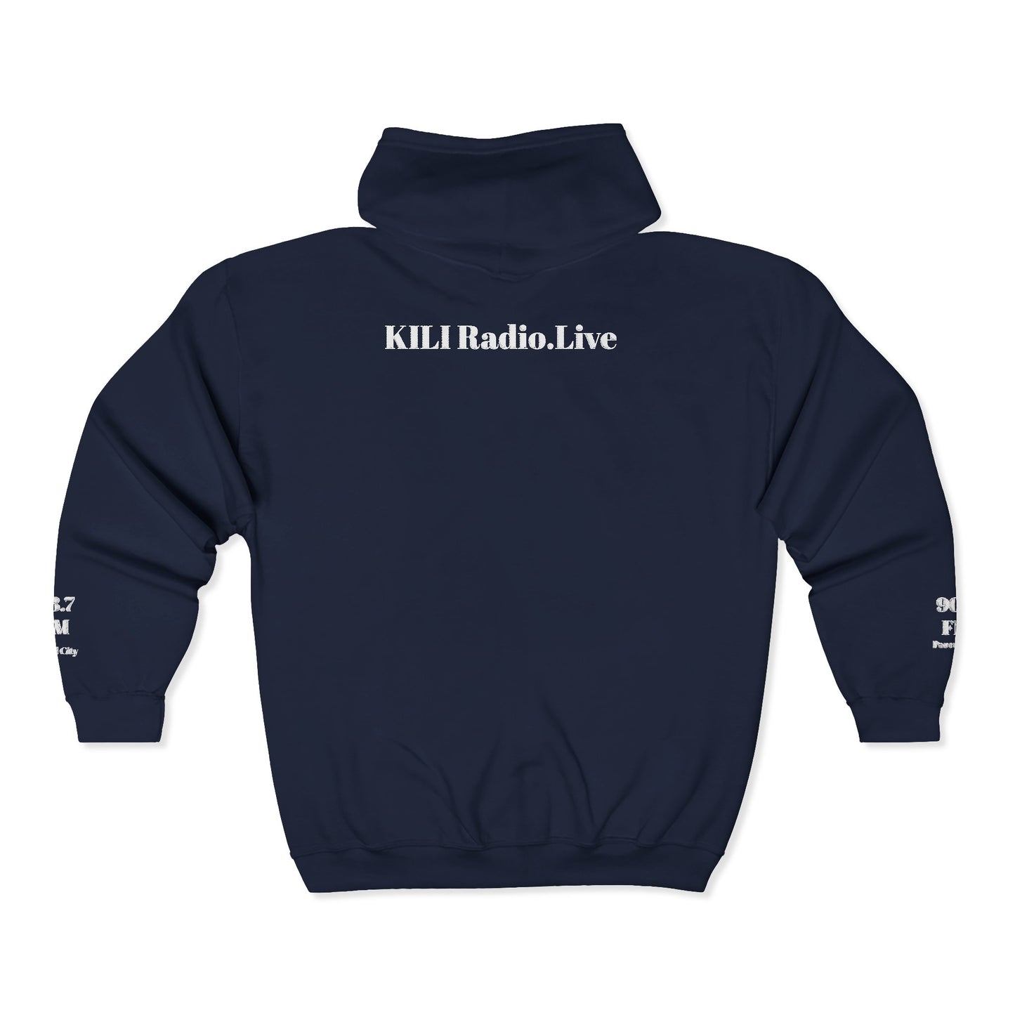 KILI Radio Live Full-Zip Hoodie – Logo Zip-Up Sweatshirt